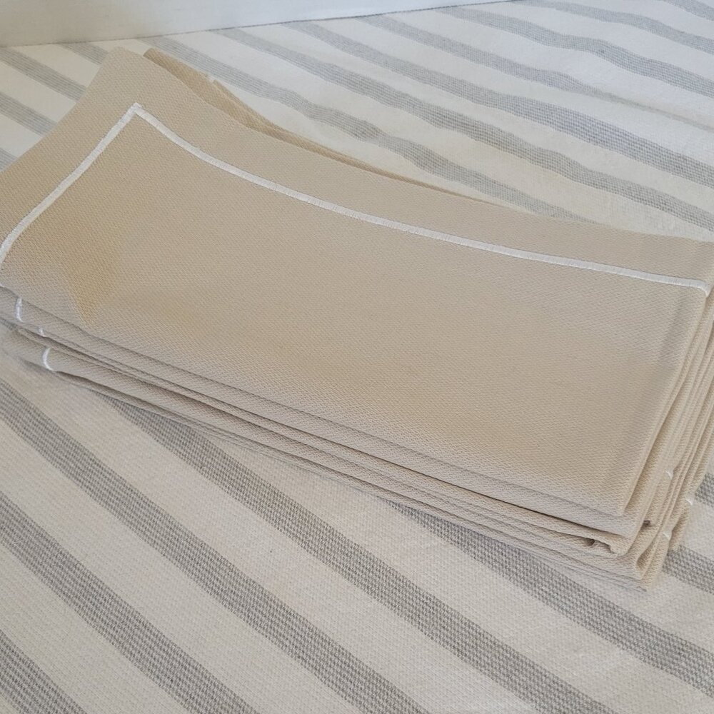 Williams Sonoma 100% Cotton Table Napkins